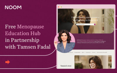 Noom Launches Free Menopause Education Hub in Partnership with Menopause Advocate Tamsen Fadal